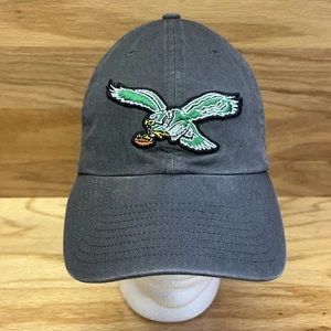 Philadelphia Eagles Hat Gray '47 Adjustable Strapback Patch Logo NFL Cap - Picture 1 of 11