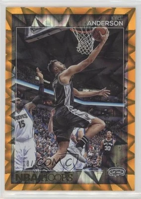 2016-17 Panini NBA Hoops Orange Explosion /75 Kyle Anderson #124 - Image 1 of 2