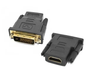 DVI-D Dual Link (24+1pin) Male to HDMI Female Adapter Converter Connector 1080p - Picture 1 of 5