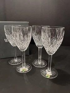 Waterford Crystal CASTLEMAINE Claret Goblets 7 1/8 inch Set of 4 In Original Box - Picture 1 of 11