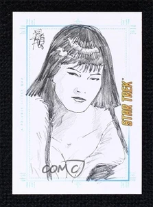 2007 Star Trek: The Complete Movies Sketchafex 1/1 Brian Kong Auto Sketch 1m1a - Picture 1 of 3