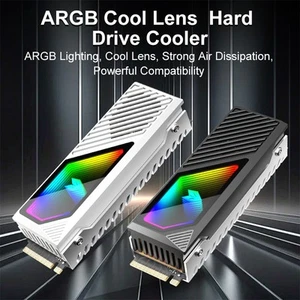 M.2 2280 SSD Heatsink Heat Sink Cooler 5V 3 Pin ARGB Solid State Drive Cooler - Afbeelding 1 van 23