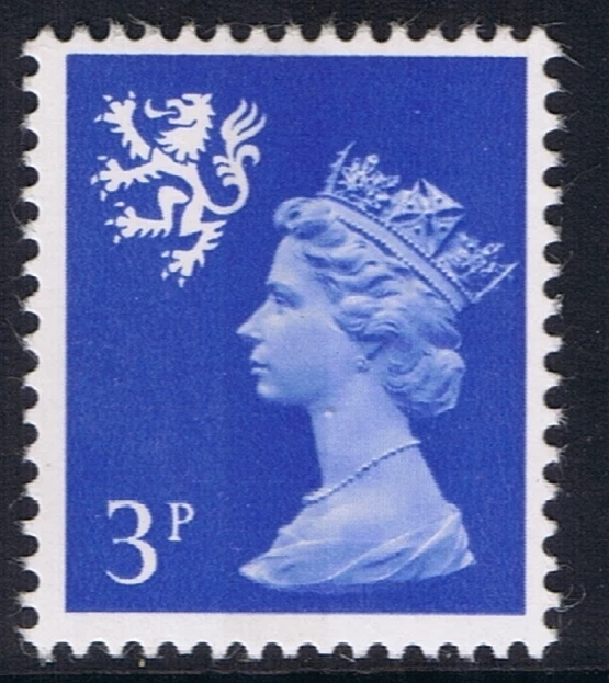 GB SG S16 MNH MINT Scotland 3p Ultramarine CB Regional Machin Definitive - Image 1 of 1