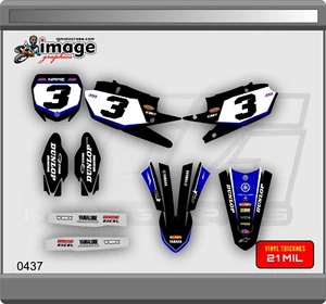 Kit calcomanías gráficas pegatinas Yamaha YZ250F 2019-2023 YZ450F 2018-2022 - Imagen 1 de 1