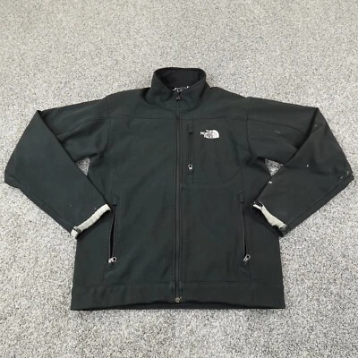 North Face Jacket Mens Small Black White Apex Bionic Outdoor Zip Coat Casual - Image 1 of 4