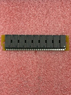 Módulo de memoria vintage Hyundai 4 MB x 9 - 70 SIMM 30 pines 9 chips HYM594000AM-70 Foto 1 de 2
