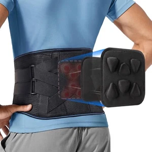 Adjustable Back Brace for Lower Back Pain & Sciatica Relief - Unisex Lumbar S... - Picture 1 of 5
