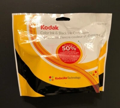 KODAK January 2009 Genuine Color & Black Ink Cat 196 3149 New - Image 1 of 3