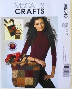 McCalls 5543 Misses Whistlepig Creek Bags Sacs Sewing Pattern - Picture 1 of 1