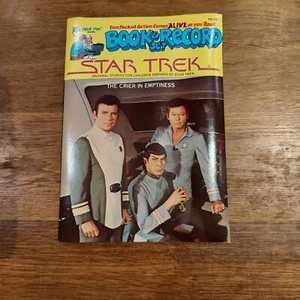 STAR TREK THE CRIER IN EMPTINESS VINTAGE COMIC  BOOK AND RECORD 1979     - Picture 1 of 1