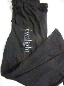 Men's Black Unisex Twilight Saga Vampire Sketch Pajama Sleep Lounge Pants New - Picture 1 of 1
