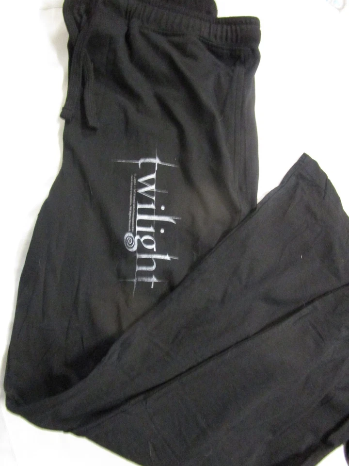Pantalones de salón para dormir pijama boceto vampiro saga crepúsculo unisex negros para hombre nuevos Foto 1 de 1