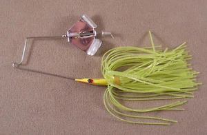 Bass Fishing Lure 1/8 oz. DR Custom Mini Flat Frog Buzz Bait, Spinnerbait - Picture 1 of 5