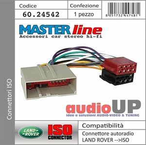 CONNETTORE RADIO DA ORIGINALE A ISO LAND ROVER FREELANDER DAL 2005 AL 2006 - Foto 1 di 2