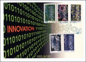 Sc. 5514-18 Innovation Dragon Cards FDC – Color Postmark - Picture 1 of 1