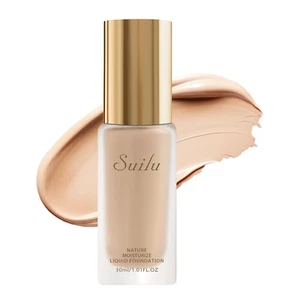Lightweight Liquid Foundation – Medium Coverage, Oil Control, Longwear (Natural) - Picture 1 of 11