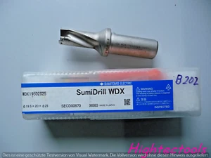 Sumitomo Wendeplatten-Bohrer WDX 195 D2 S25 Ø19,5 2xD NEU - Bild 1 von 1