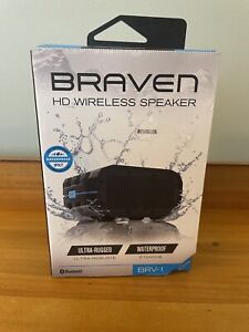Braven BRV-1 Portable Bluetooth HD Wireless Waterproof Speaker / Charger Black