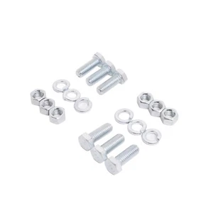 Header Collector Bolt Kit 3/8"-16 X 1" Exhaust Bolts HEX Zinc Plated 6 Piece Kit - Picture 1 of 1