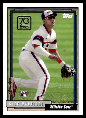 2021 Topps Nick Madrigal #70YT-42 70 Years of Topps Rookie White Sox - Image 1 of 2