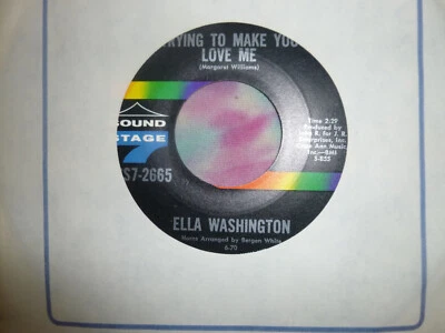 ELLA WASHINGTON Trying To Make Love To Me 45 RPM 7" 1970 R&B - Image 1 of 2