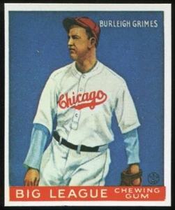 Dover reprint - 1933 Goudey #64 Burleigh Grimes Chicago Cubs - Picture 1 of 2