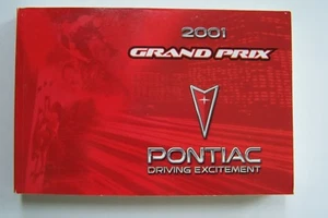 Pontiac Grand Prix 2001 manual de dueños nuevo original - Imagen 1 de 2