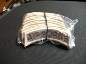 Lot of 20 New US ARMY Tan Desert AIRBORNE TAB - Desert Tan - Picture 1 of 2