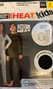 (New) 32 Degrees Kids' Heat Set, Black, Size S (6/7) - Picture 1 of 4