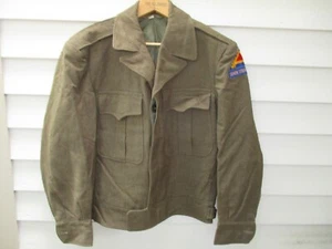 WWII Occupation US Army Ike Jacket 7th Army Patch with Tab German Theater Made - Picture 1 of 9