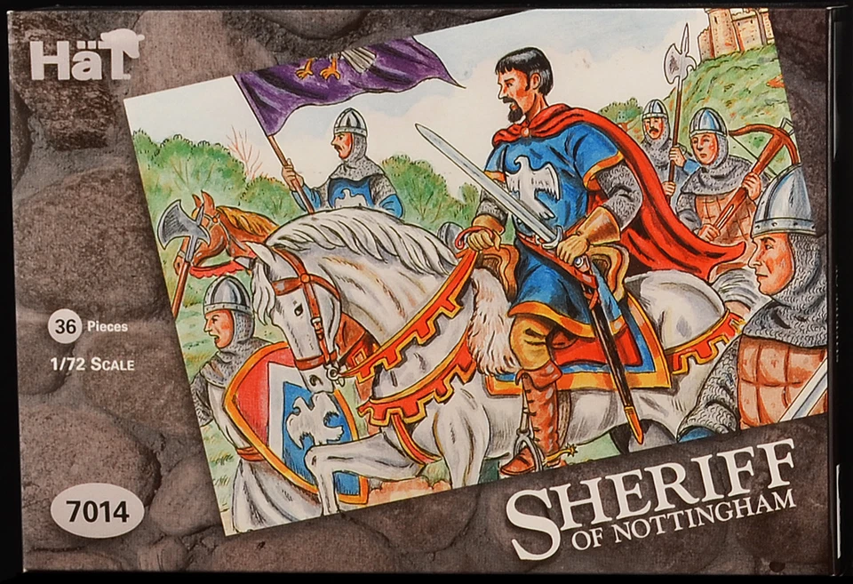 Airfix Sheriff of Nottingham - HO reedición en PLATA - SOMBRERO 7014 - como nuevo en caja Foto 1 de 1