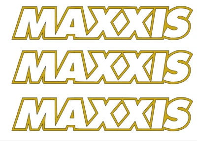 MAXXIS    LOSI  DIE-CUT  Decal  Sticker   (   3  PCS   )    Offroad RC  NEW - Image 1 of 2