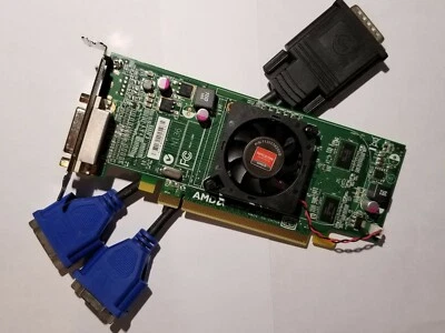 HP Compaq Elite 8300 8200 6200 6300 PRO VGA Video Card Dual Monitor Windows 10  - Image 1 of 3
