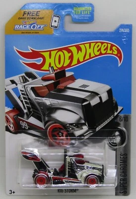 Rig Storm Hot Wheels Super Chromes Diecast Truck NEW - Image 1 of 3