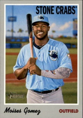Moises Gomez 2019 Topps Heritage Minor League Card #4 - Image 1 of 2