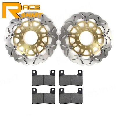 Front Brake Disc Rotors Brake Pads For Kawasaki Z1000SX ABS 2011-2016 Z 1000 SX - Image 1 of 4