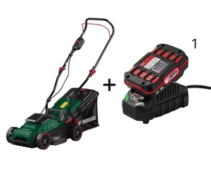 Cortacésped a batería PARKSIDE® 20 V PRMA 20-Li C3 mantillo con batería + cargador - Imagen 1 de 4