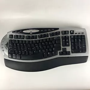 Genuine Microsoft Wireless Comfort Keyboard 1.0A Mdl 1027 NO Receiver ergonomic - Picture 1 of 5