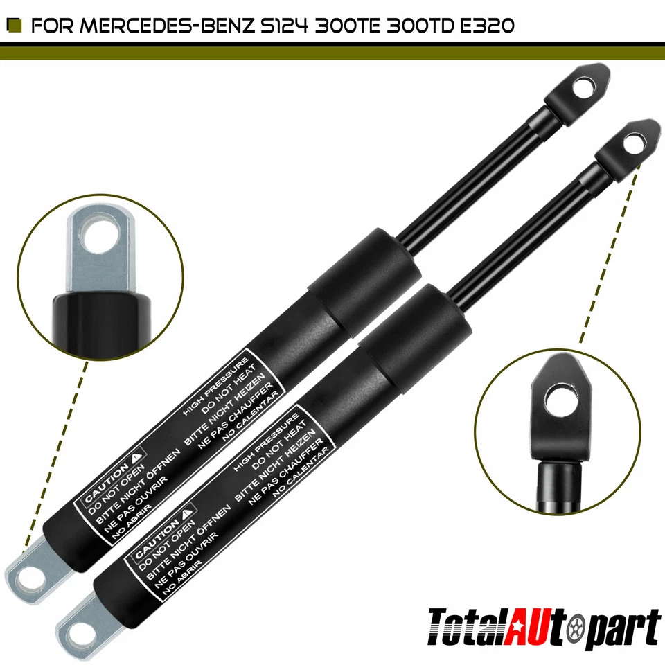 Soportes de elevación puntales para puerta trasera Mercedes-Benz S124 300TE 1988-1993 E320 94-95 Foto 1 de 4