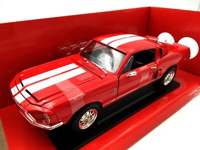 Ford Shelby GT500 Kr Red 1968 Lucky Die Cast 92168 1:18 Gt 500 Bianco Lanes - Immagine 1 di 4