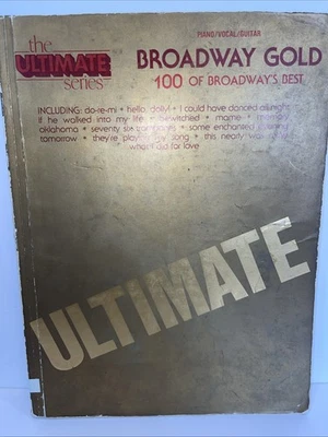 Broadway Gold 100 Of Broadways Mejor Guitarra Vocal Piano 1982 Foto 1 de 3