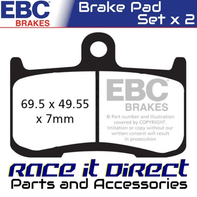 Brake Pads for INDIAN ROADMASTER 1800 ABS 2015-2017 Front HH Race EBC - Image 1 of 4