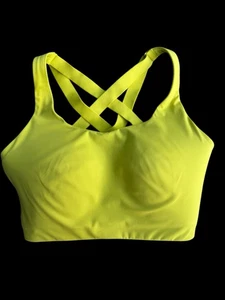 Lululemon Energy BH hoher Halt Größe 32DDD gelb Serpentin YLSR 75430 - Bild 1 von 4