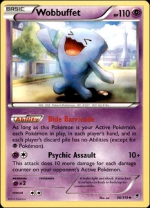 Pokemon - Wobbuffet #36/119 - XY - Phantom Forces Uncommon - Bild 1 von 2