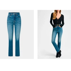 Veronica Beard Lydia High Rise Ultra Slim Jeans 25 City Blast Blau Neu mit Etikett 298  - Bild 1 von 3