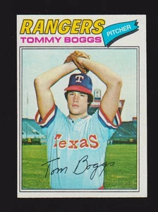 Topps #328 1977 Tommy Boggs Texas Rangers como nuevo + B - Imagen 1 de 2