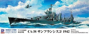 Pit Road 1/700 Skywave Series US Navy Heavy Cruiser CA-38 San Francisco 1942 Pla - Picture 1 of 2
