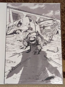 TMNT The Last Ronin #4 2021 Stan Yak B&W Incentive Variant - Picture 1 of 1