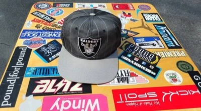 🔥🚨De colección Starter Rayas Oakland Las Vegas Snapback Sombrero Rayas Raro Foto 1 de 4