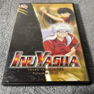 InuYasha - Complete Season 3 (DVD, 5-Disc Set) Episodes 55-81 Very Good - Bild 1 von 6